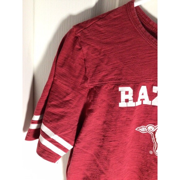 Arkansas Razorbacks Womens Large National Collegian Red White Shirt - Picture 2 of 16